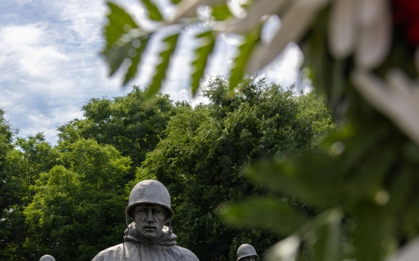 Korean War Memorial Wreath Laying Ceremony