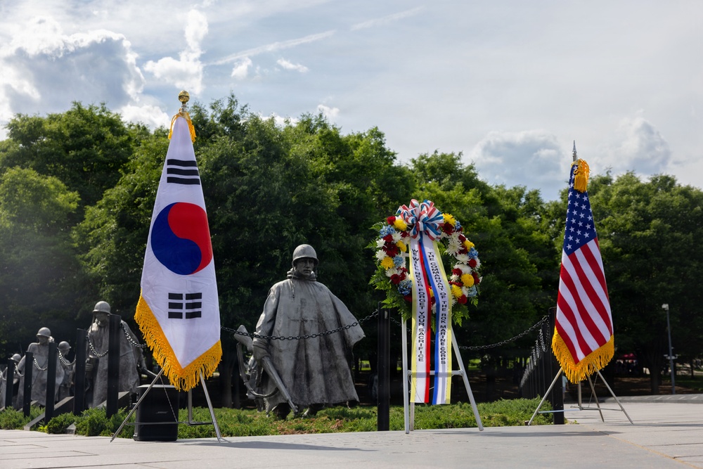 Korean War Memorial Wreath Laying Ceremony