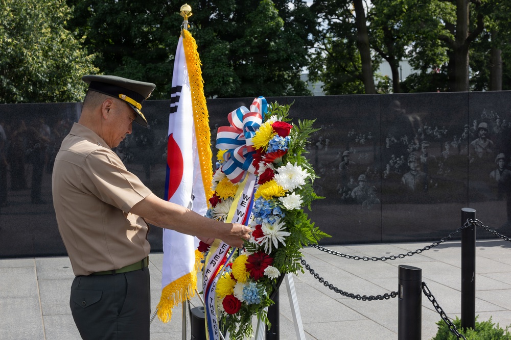 Korean War Memorial Wreath Laying Ceremony