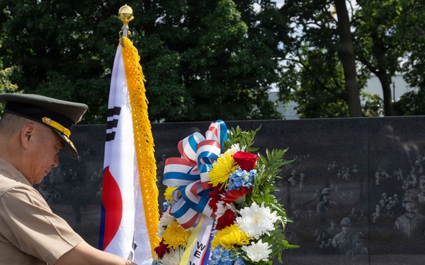 Korean War Memorial Wreath Laying Ceremony