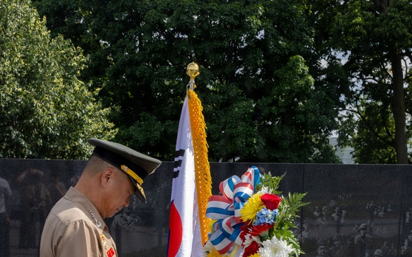 Korean War Memorial Wreath Laying Ceremony