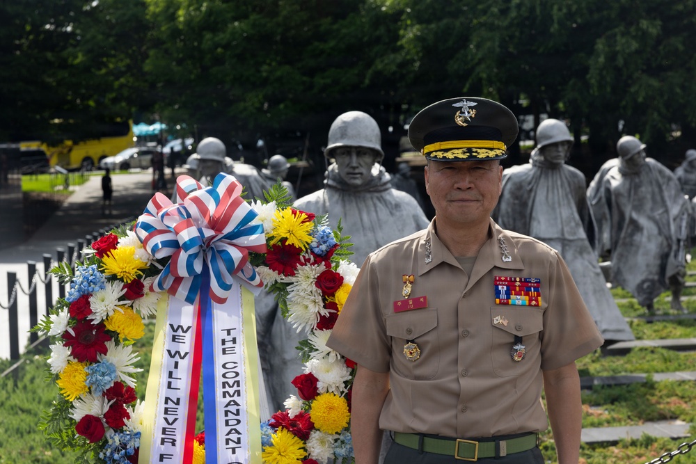 Korean War Memorial Wreath Laying Ceremony