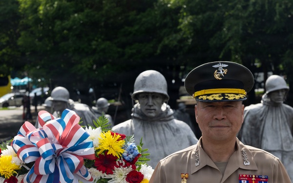 Korean War Memorial Wreath Laying Ceremony