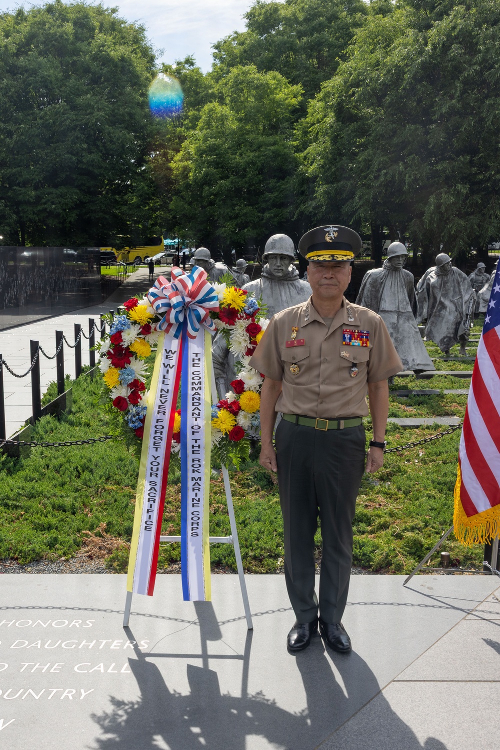 Korean War Memorial Wreath Laying Ceremony