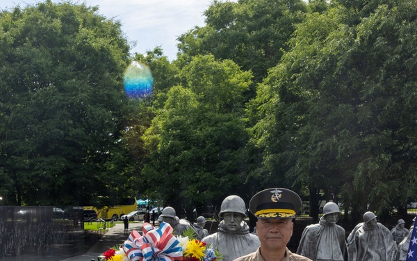 Korean War Memorial Wreath Laying Ceremony