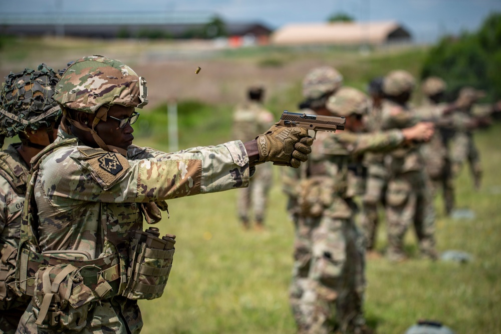 III Armored Corps Best Squad Stress Shoot and M17 Pistol Range