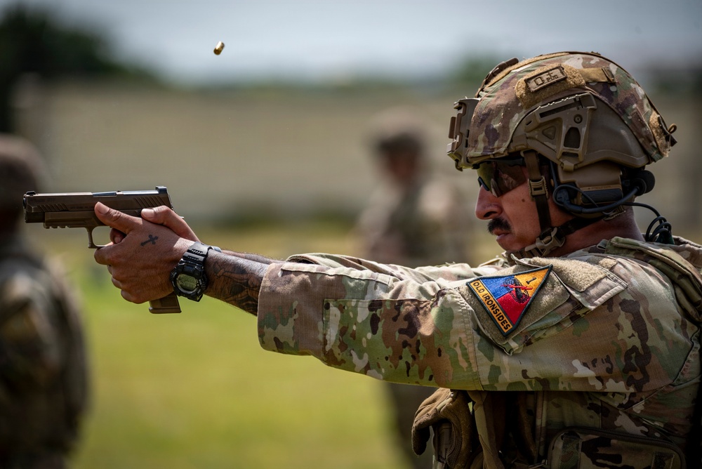 III Armored Corps Best Squad Stress Shoot and M17 Pistol Range