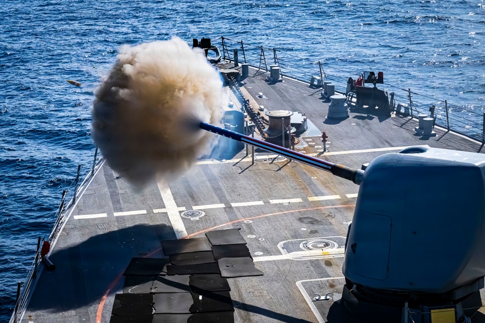 USS John Paul Jones Live Fire Exercise