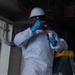 Iwo Jima Sailor Performs Preservation