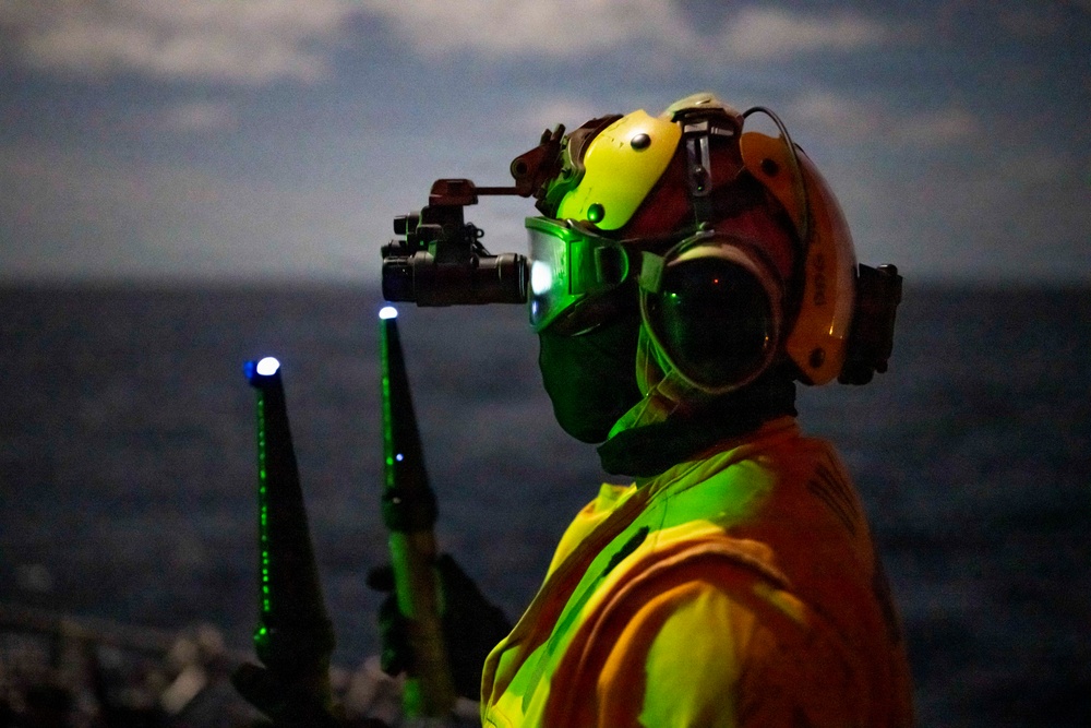 USS John Paul Jones Flight Operations