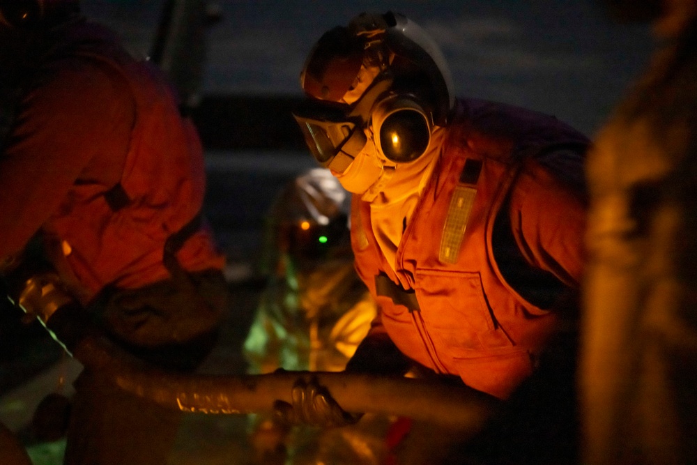 USS John Paul Jones Flight Operations
