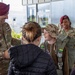 Paratroopers conduct parachute demonstration for French school at D-Day 82