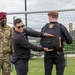 Paratroopers conduct parachute demonstration for French school at D-Day 82