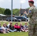 Paratroopers conduct parachute demonstration for French school at D-Day 82