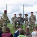 Paratroopers conduct parachute demonstration for French school at D-Day 82
