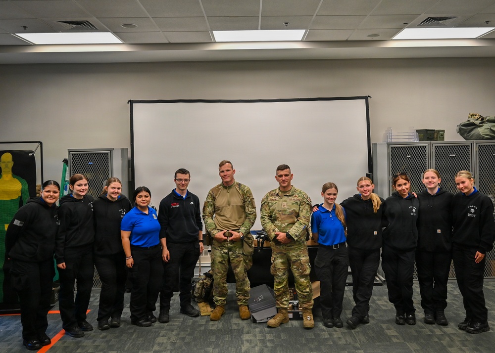 104th Fighter Wing hosts Smith Vocational High School for base tour