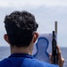 USS Iwo Jima Sailors Fire M9 Pistols
