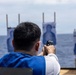USS Iwo Jima Sailors Fire M9 Pistols