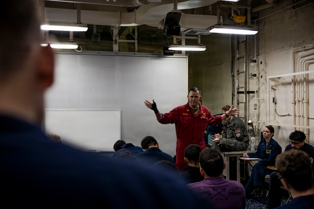 USS Iwo Jima Damage Control Training