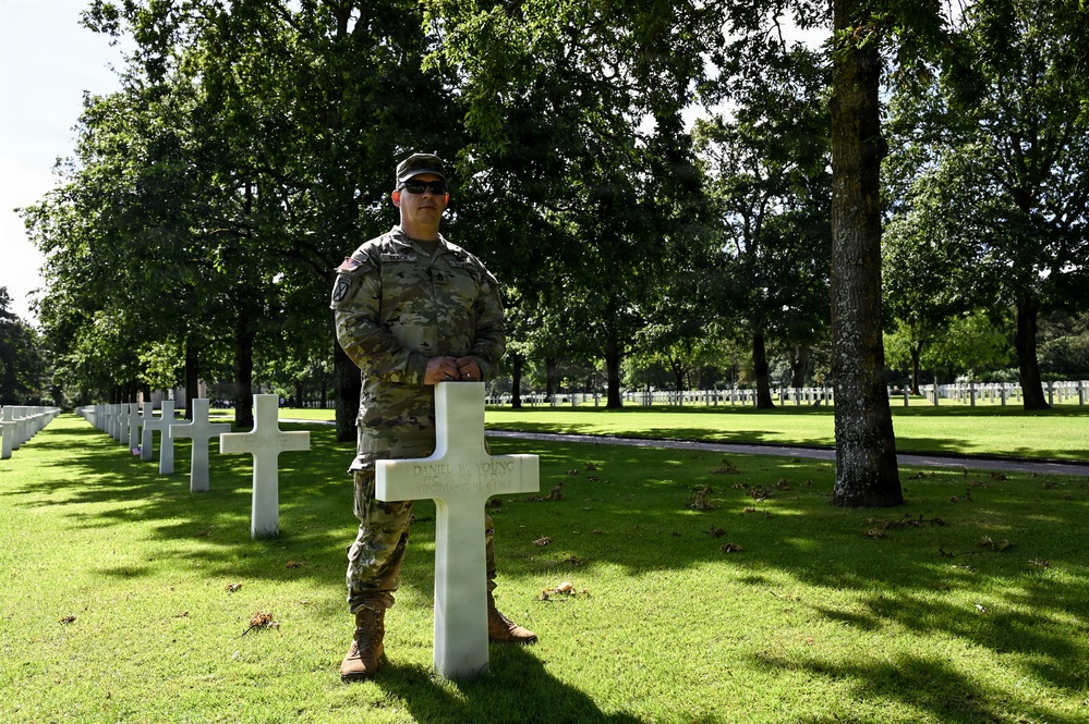 29th ID Soldiers visit Normandy American Cemetery, Omaha Beach