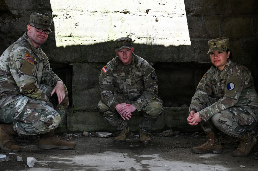29th ID Soldiers visit Normandy American Cemetery, Omaha Beach