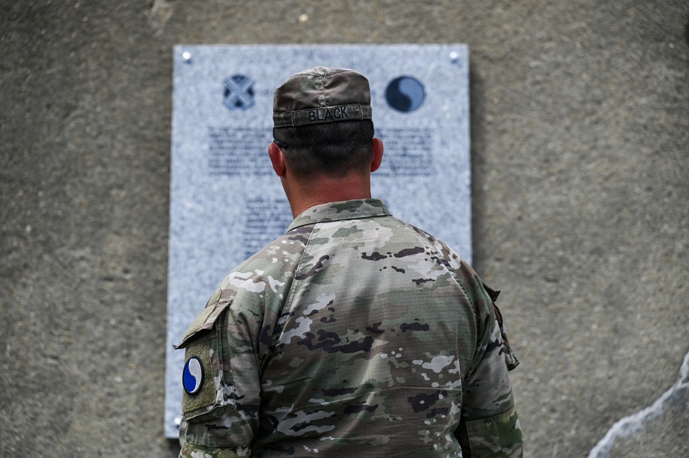 29th ID Soldiers visit Normandy American Cemetery, Omaha Beach