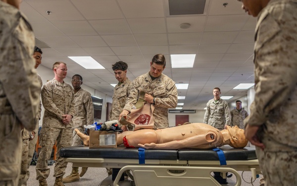 JTF-SB Marines, sailors conduct tactical combat casualty care training