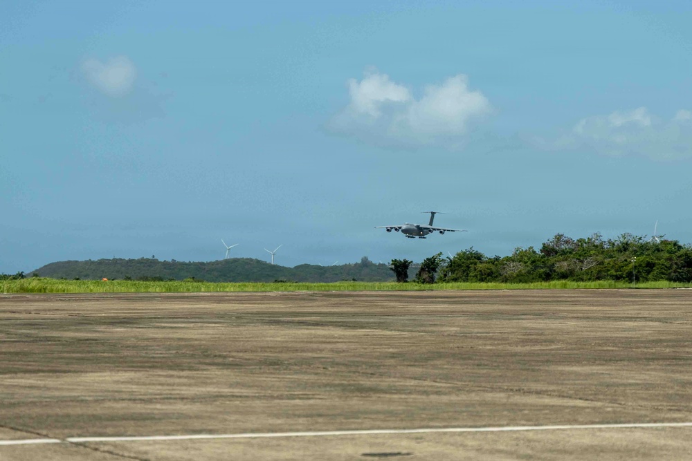 LCF-24 and 346th AEW offload cargo in Puerto Rico