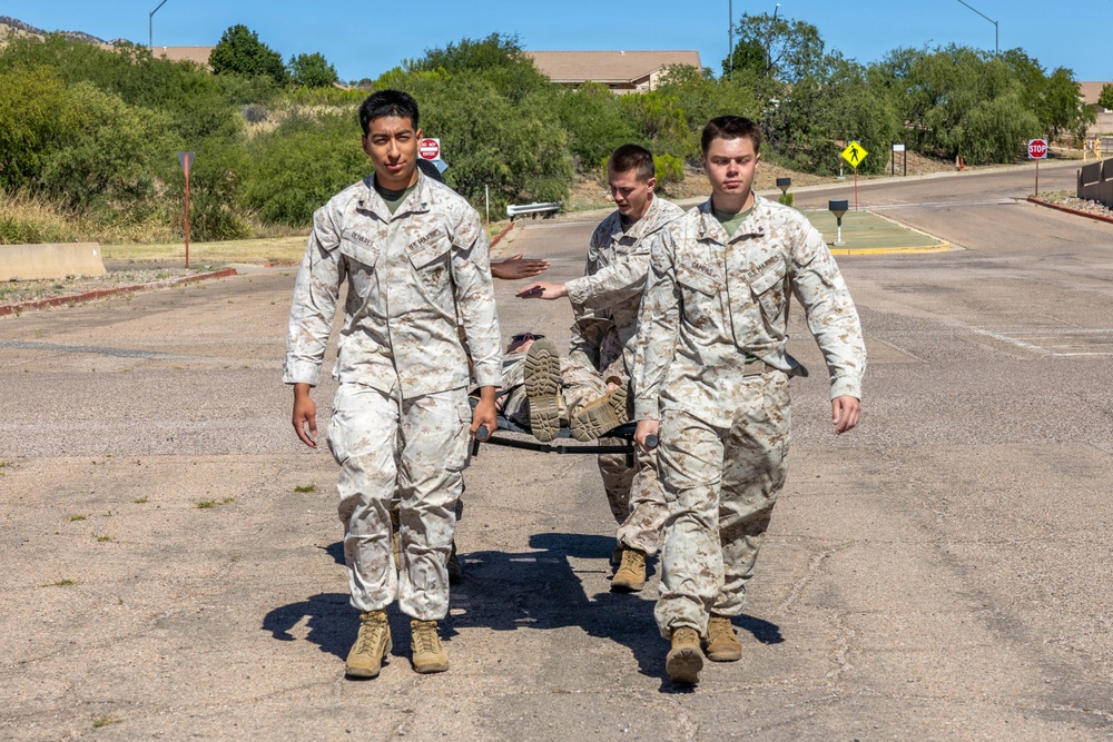JTF-SB Marines, sailors conduct tactical combat casualty care training