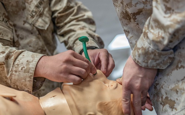 JTF-SB Marines, sailors conduct tactical combat casualty care training