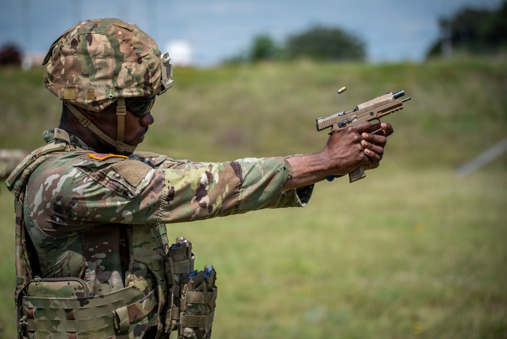 III Armored Corps Best Squad Stress Shoot and M17 Pistol Range