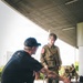 Paratroopers conduct parachute demonstration for French school at D-Day 82