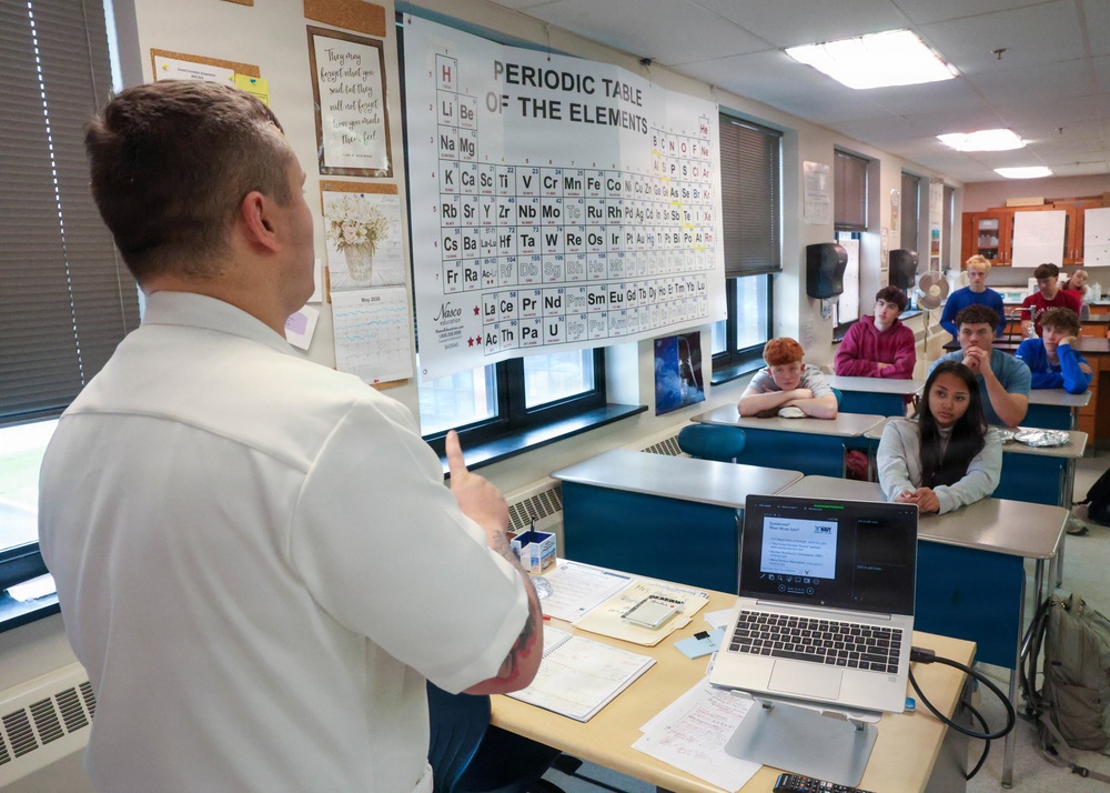 NTAG New England Recruiter visits Lewis S. Mills High School