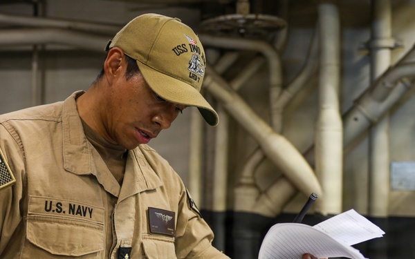 USS Iwo Jima Quarterdeck