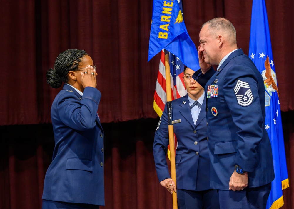 Chief Master Sergeant Leadership Academy assumption of responsibility ceremony