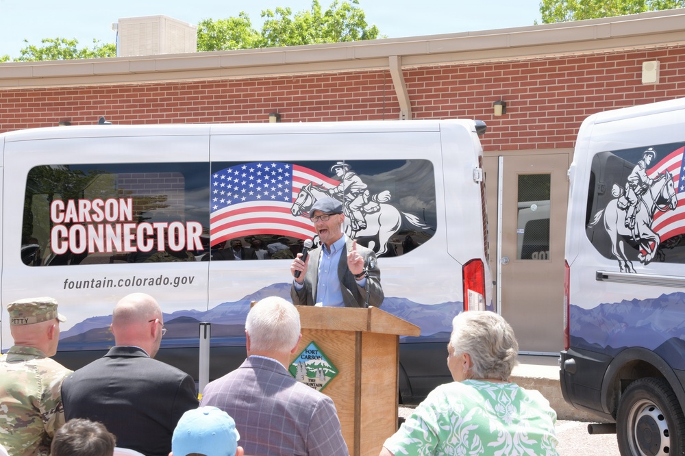 Carson Connector ribbon cutting ceremony