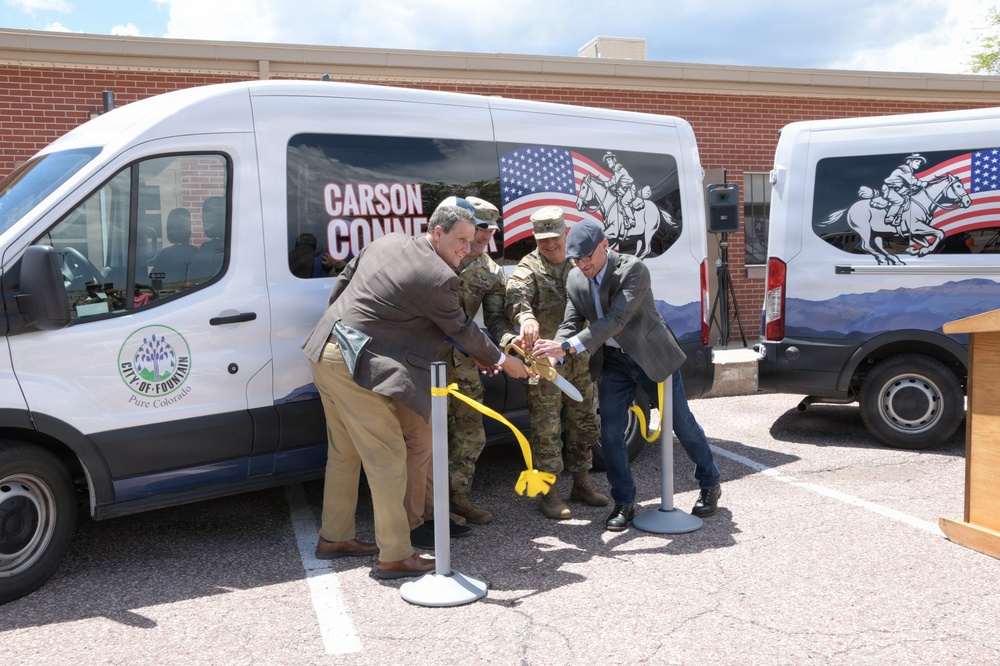 Carson Connector ribbon cutting ceremony