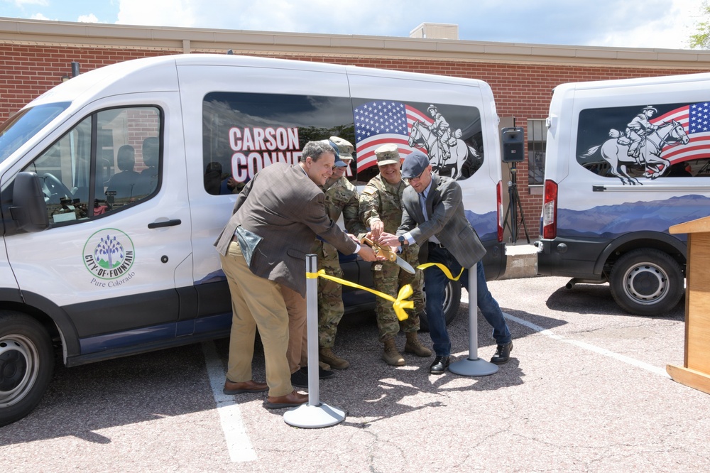 Carson Connector ribbon cutting ceremony