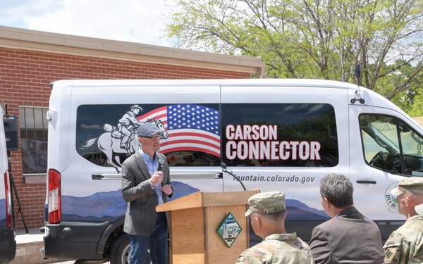 Carson Connector Ribbon Cutting ceremony