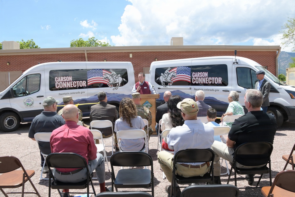 Carson Connector ribbon cutting ceremony