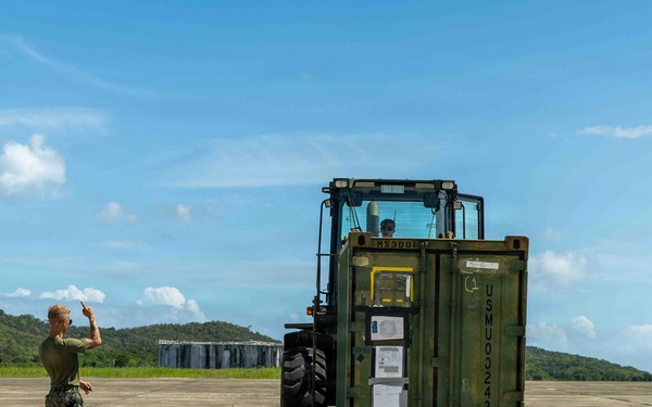 LCF-24 and 346th AEW offload cargo in Puerto Rico