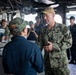 VCNO VISITS USS TORTUGA (LSD 46)