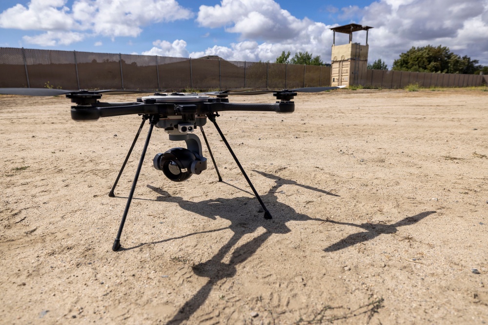 1st MLG Marines conducts s-UAS training during field exercise