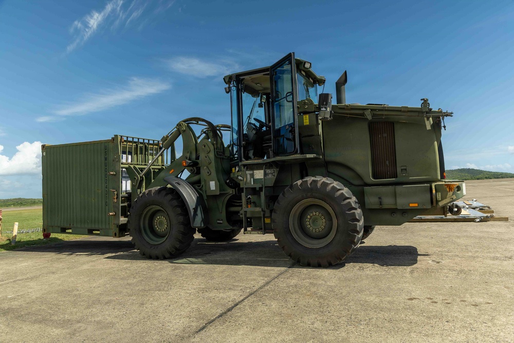 LCF-24 and 346th AEW offload cargo in Puerto Rico
