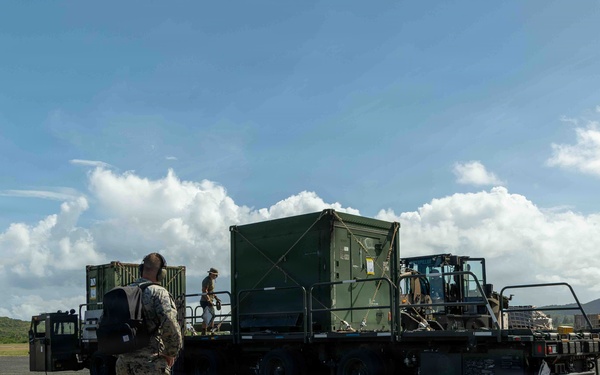 LCF-24 and 346th AEW offload cargo in Puerto Rico