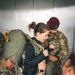 Paratroopers conduct parachute demonstration for French school at D-Day 82