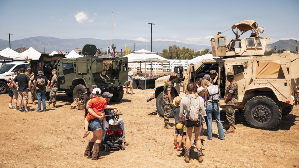 I MIG Marines support Valley Center Stampede Rodeo