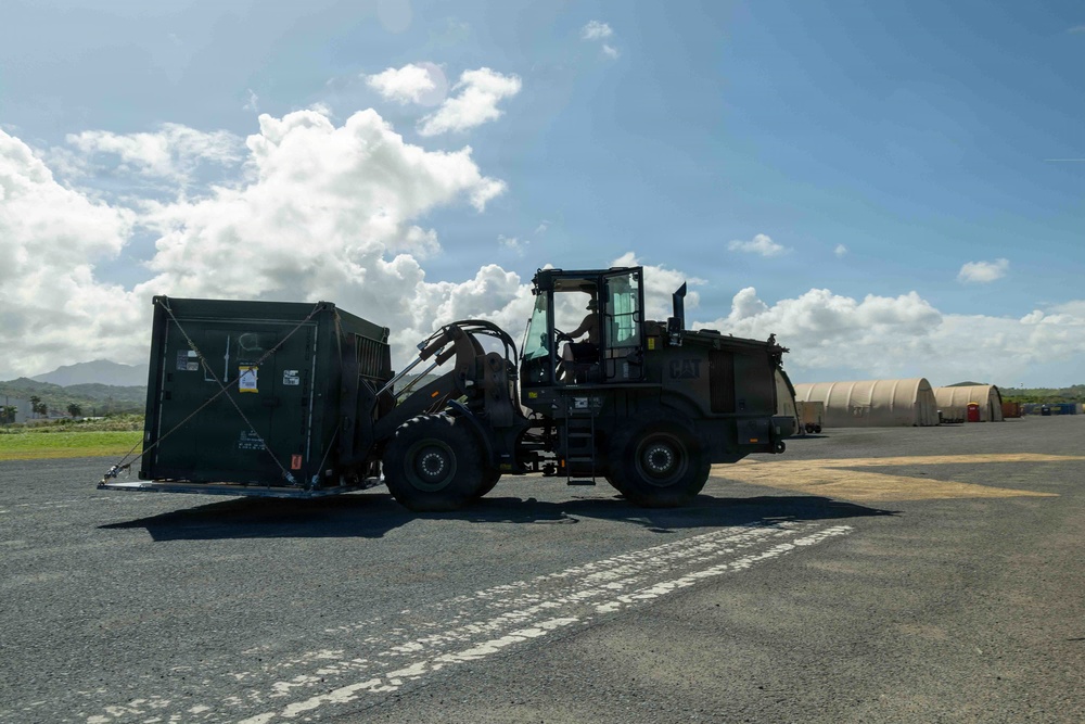LCF-24 and 346th AEW offload cargo in Puerto Rico