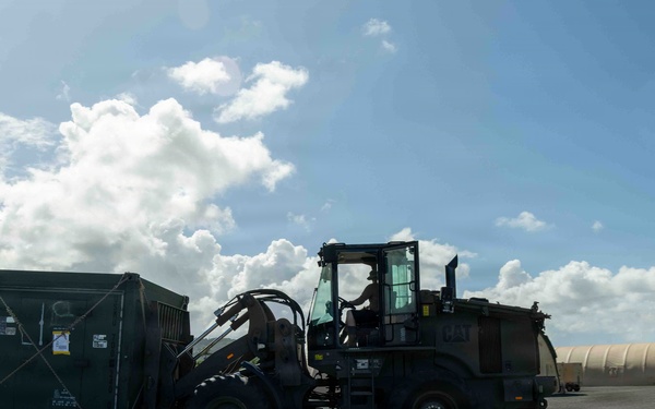 LCF-24 and 346th AEW offload cargo in Puerto Rico