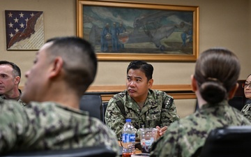 Navy Medicine Force Master Chief champions training during first San Antonio Visit